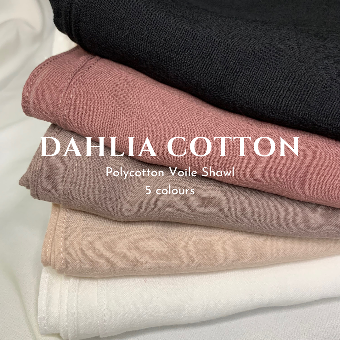 Dahlia Polycotton Voile Shawl