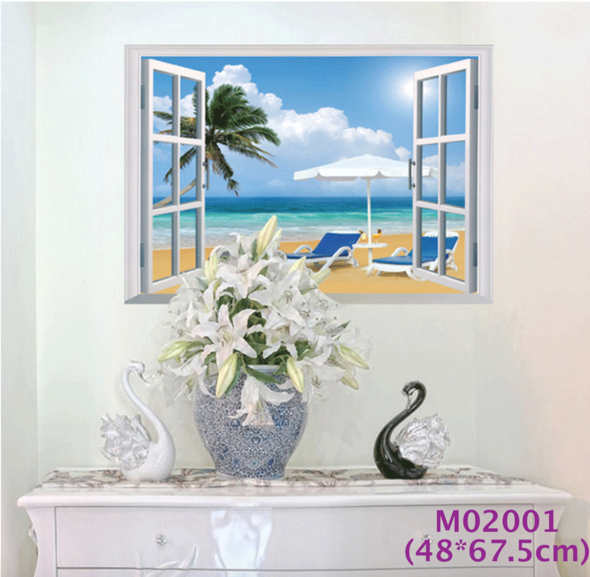 สติ๊กเกอร์ติดผนัง 3มิติ Wall Sticker 3D PVC สติ๊กเกอร์ แต่งห้องเด็ก Home Decor Kids Room DIY