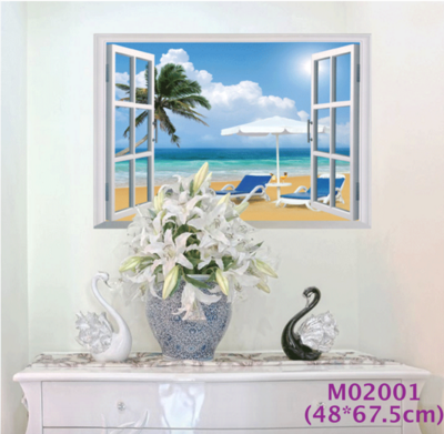 สติ๊กเกอร์ติดผนัง 3มิติ Wall Sticker 3D PVC สติ๊กเกอร์ แต่งห้องเด็ก Home Decor Kids Room DIY
