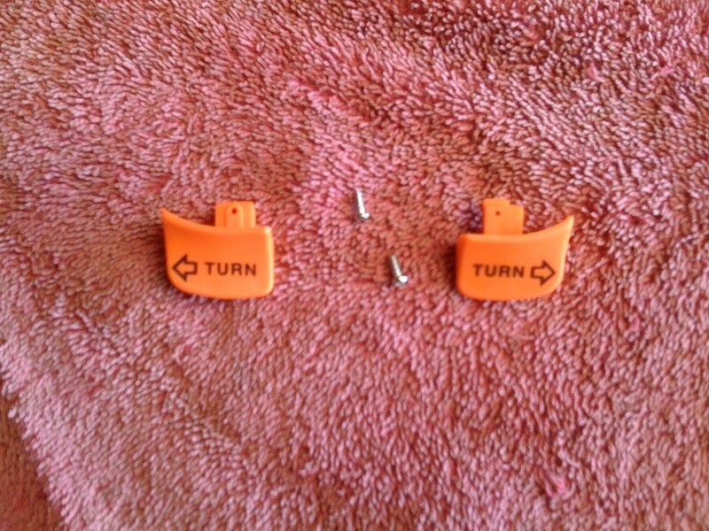 K75 to K1100, R850-R1100 Indicator Switch Tabs. (T7-WH2)