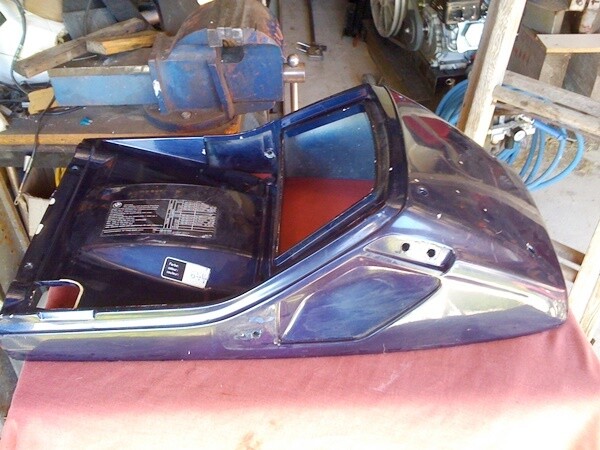 K75; K100; K1100 Upper Rear Seat Cowl. (W-3)