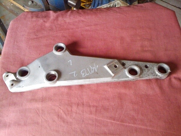 K100 Pre 86 Left Foot Peg Plate (W-3)