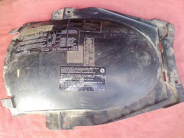 K1200RS Rear Wheel Cover Tail Part. (W-3)