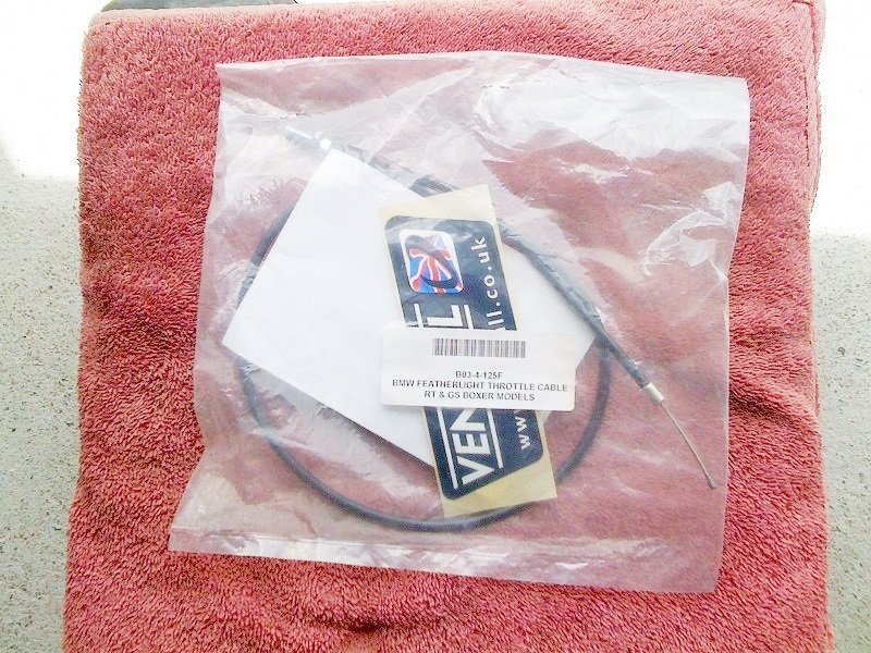 RT/GS Air Head Boxer Throttle Cable. (Ov-He)