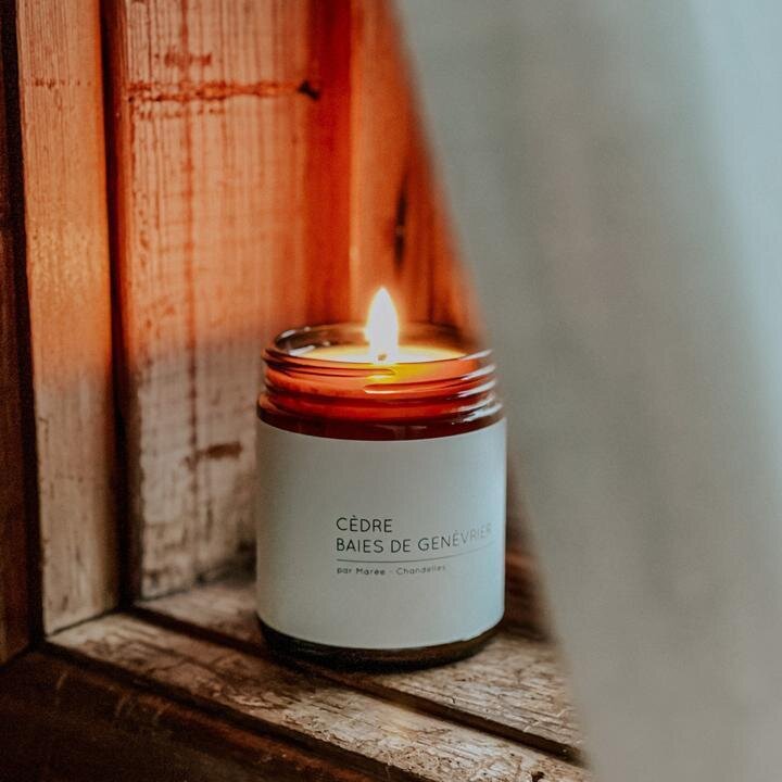 Chandelle - Cèdre &amp; Baies de genévrier