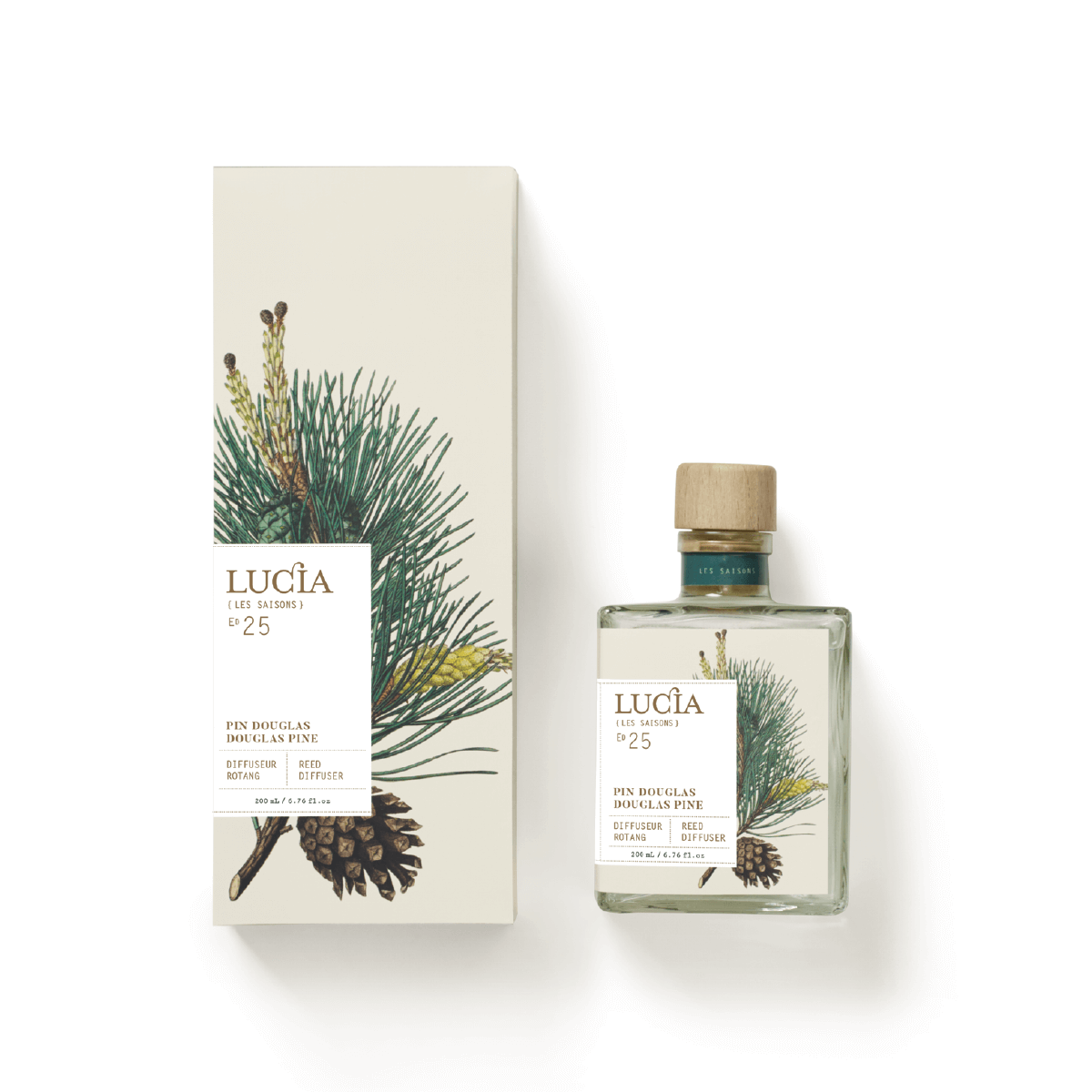 Diffuseur Rotang - Lucia ED 25 / Les Saisons - Pin Douglas