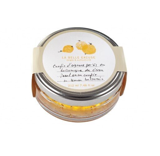 La Belle Excuse - Confit d&#39;oignons perlés au balsamique de citron