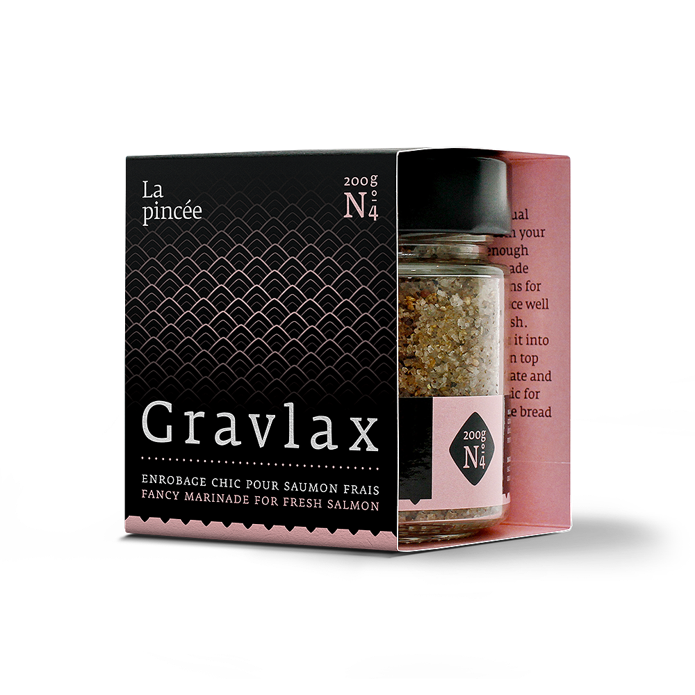 La pincée Gravlax N°4 -Marinade chic pour saumon frais