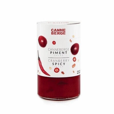 Gelée canneberge & piment - CANNE BERGE