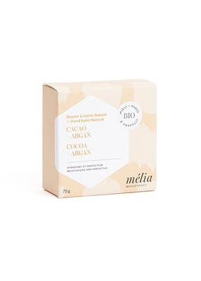 Baume à mains Cacao &amp; Argan - Mélia