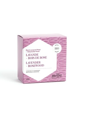 Beurre corporel Lavande &amp; Bois de rose - Mélia
