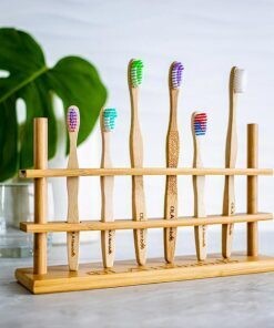 Porte-brosses à dents / 6 trous - OLA Bamboo