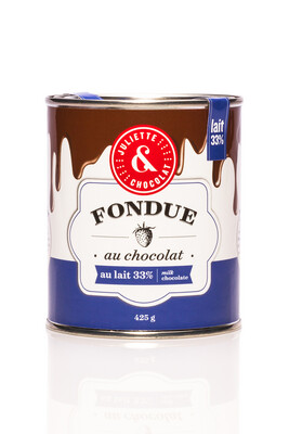 Fondue chocolat au lait 33% - Juliette & Chocolat