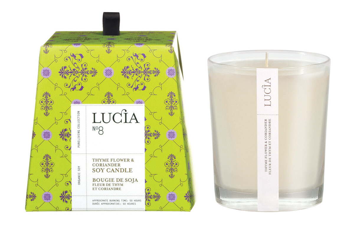 N 8 Chandelle Lucia - Fleur de thym &amp; Coriandre