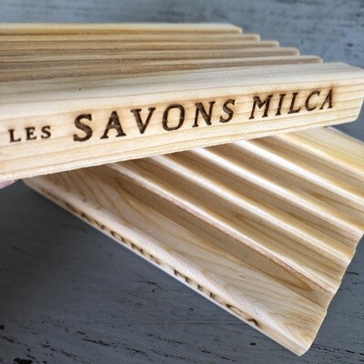 Porte savon en cèdre - Savons Milca