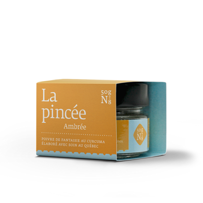 La pincée Ambrée N°8 - Poivre de fantaisie au curcuma