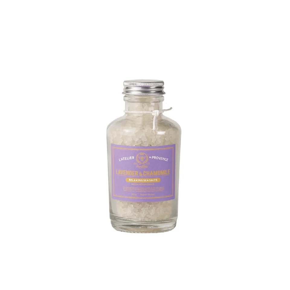 Sels de mer 335gr - Lavande &amp; Camomille - Atelier Provence