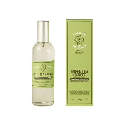 Parfum ambiance 100ml - Thé vert &amp; Gingembre - Atelier Provence