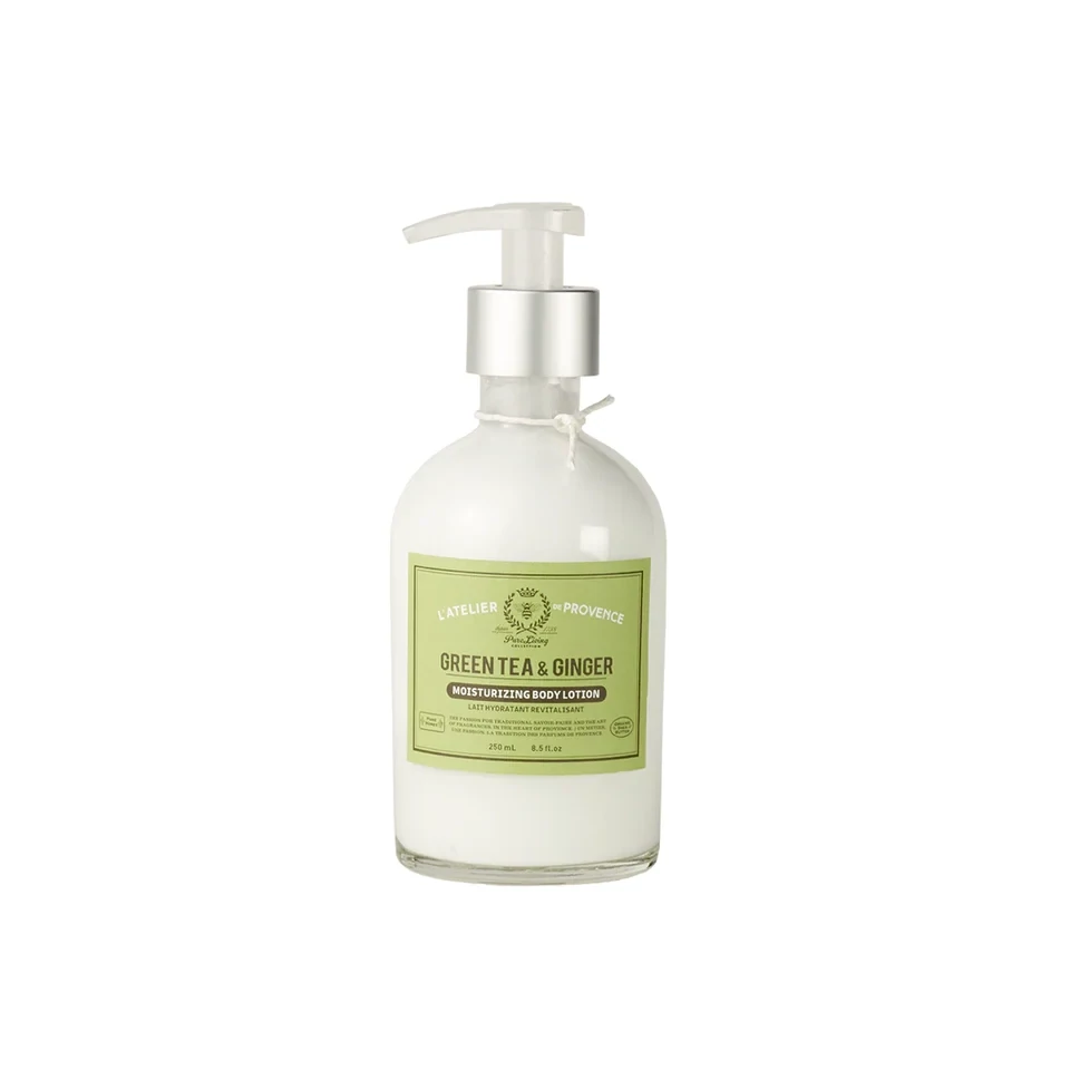 Lotion corps 250ml - Thé vert &amp; Gingembre - Atelier Provence