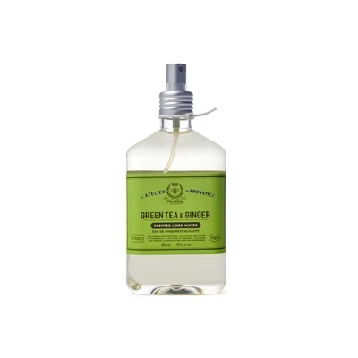 Vaporisateur literie 300ml - Thé vert &amp; Gingembre- Atelier Provence