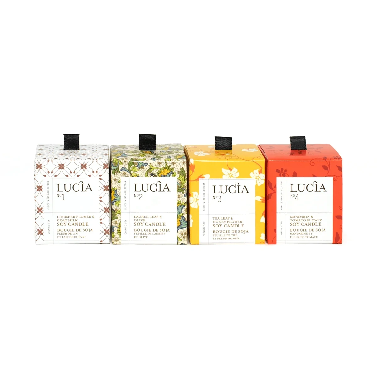 Coffret #1 Lucia - Assortiment 4 chandelles - 15 hres