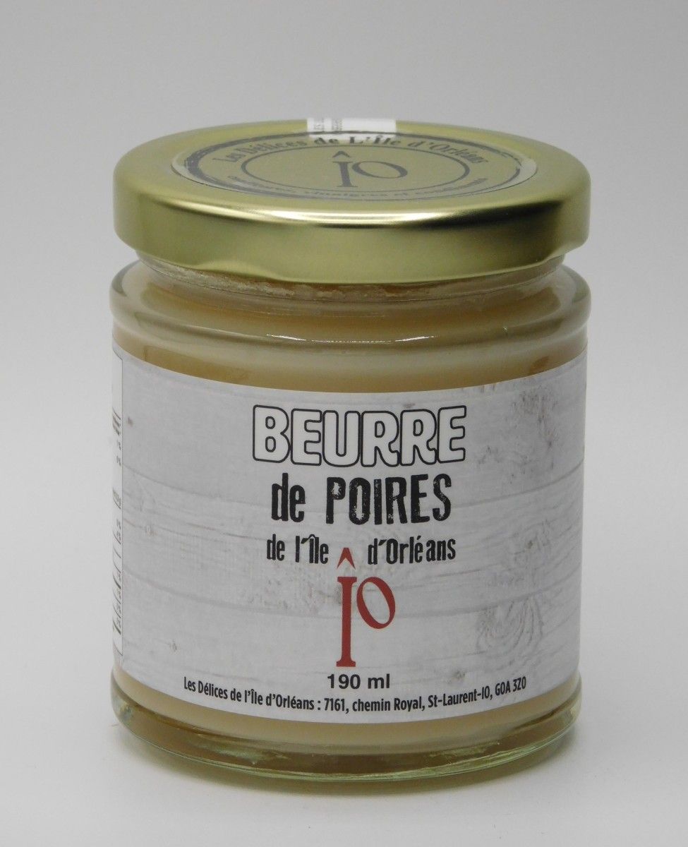 Beurre de poires - Les Délices I.O.