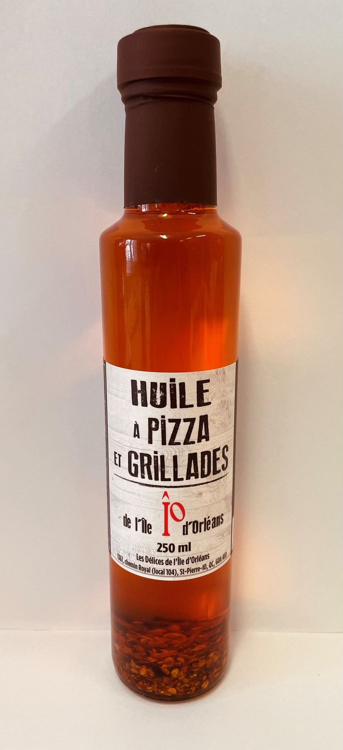 Huile à Pizza &amp; Grillades - Délices de l&#39;ïle d&#39;Orléans