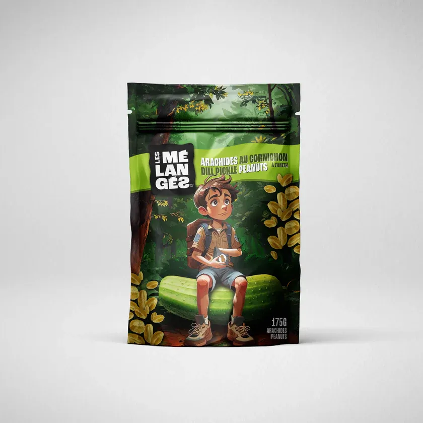 Arachides au cornichon - 175g - Les Mélangés
