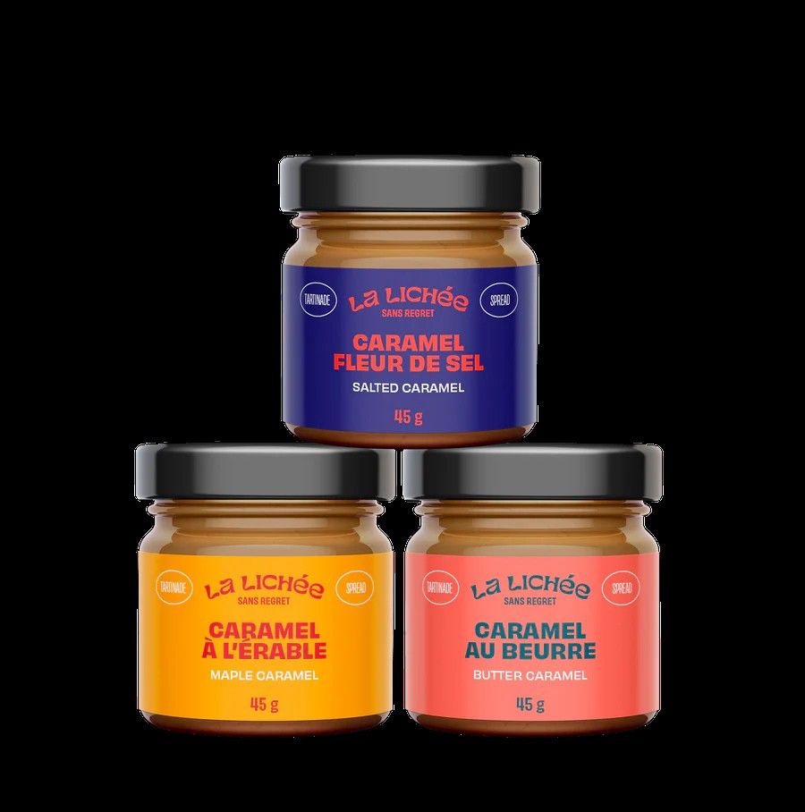 Trio caramels pâles - La Lichée