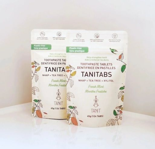 Dentifrice menthe en pastilles - Recharge 124 - TANIT
