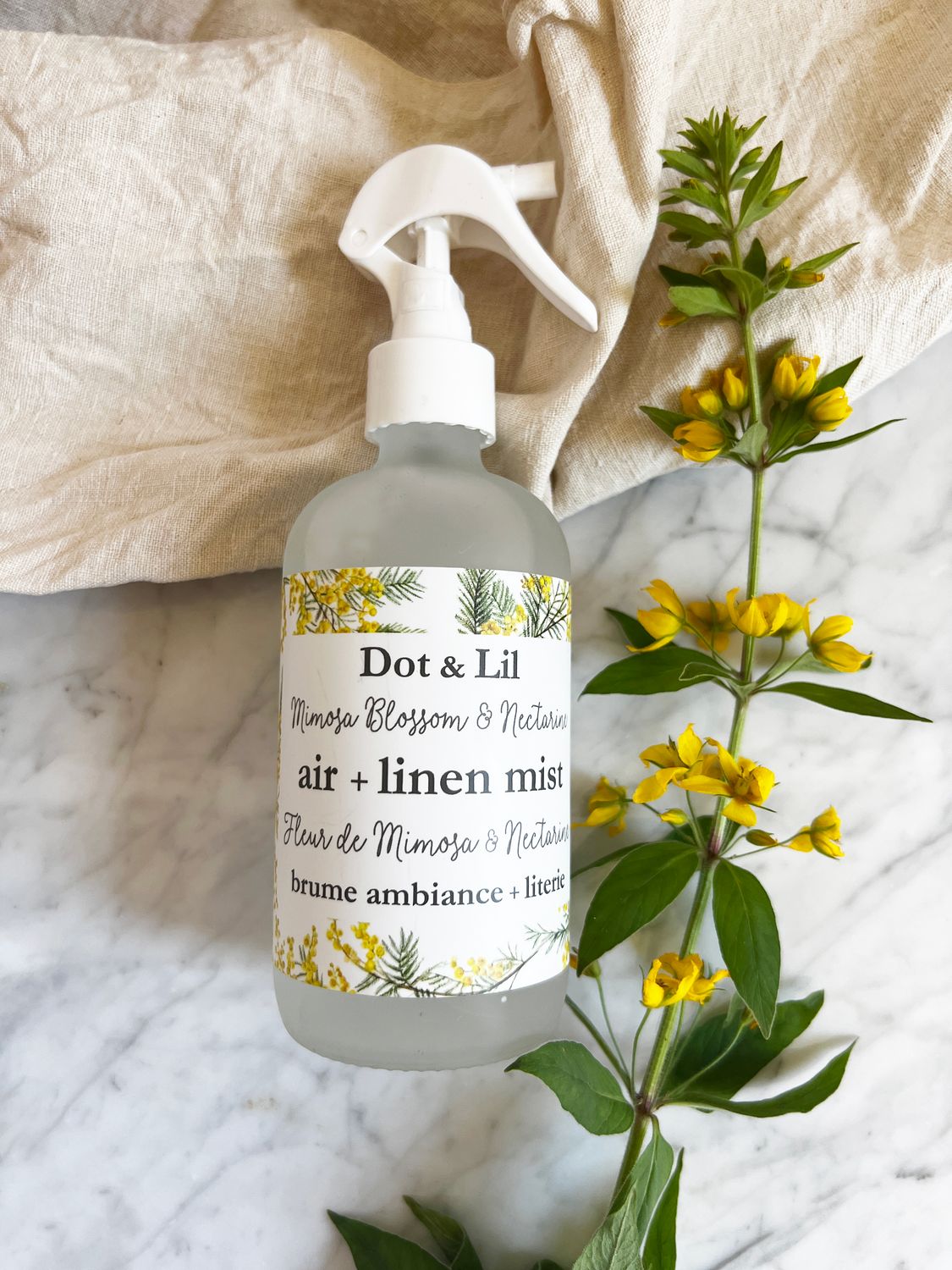 Brûme ambiance &amp; literie - Mimosa &amp; Nectarine - Dot &amp; Lil