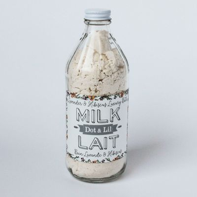 Bouteille lait de bain - Lavande &amp; Hibicus - Dot &amp; Lil