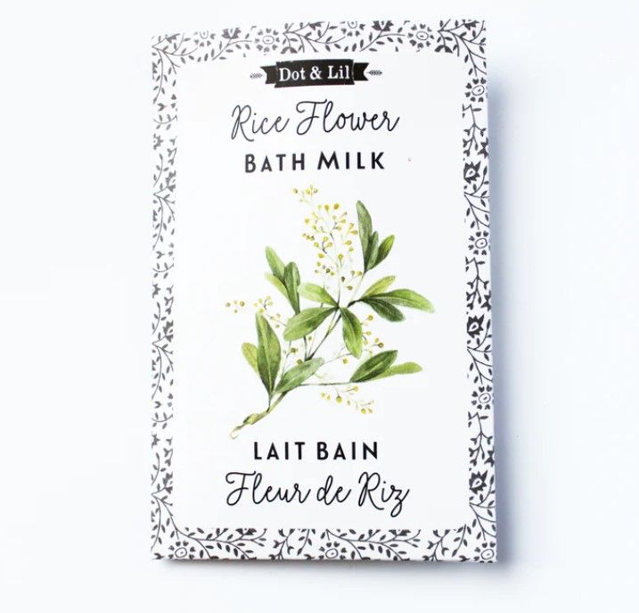 Sachet lait de bain - Fleur de riz - Dot &amp; Lil