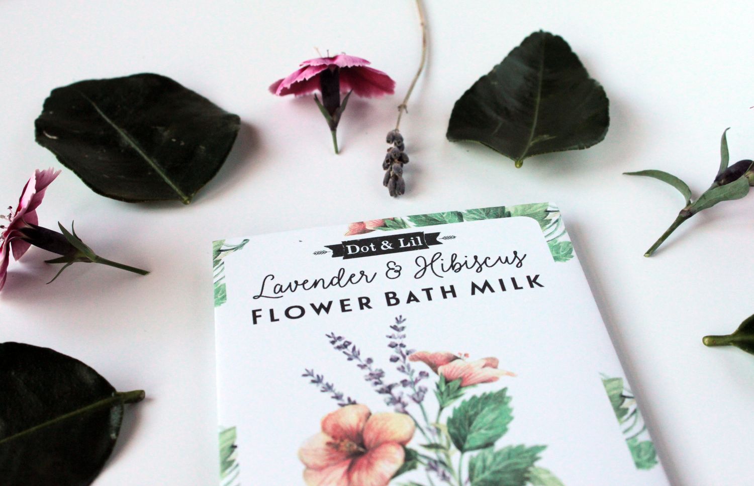 Sachet lait de bain - Lavande &amp; Hibicus - Dot &amp; Lil