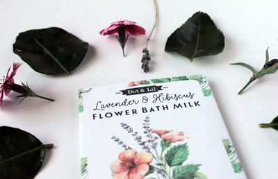 Sachet lait de bain - Lavande &amp; Hibicus - Dot &amp; Lil