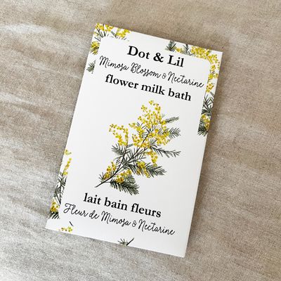 Sachet lait de bain  - Mimosa &amp; Nectarine - Dot &amp; Lil