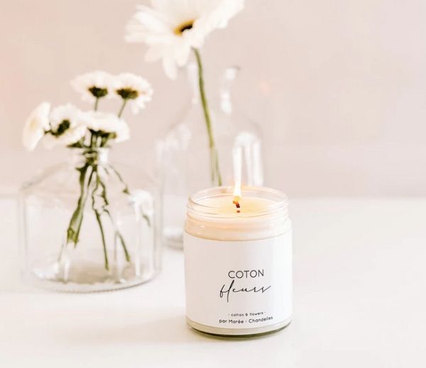 Chandelle - Coton fleurs