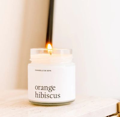 Chandelle Marée Chandelle - Orange &amp; Hibiscus