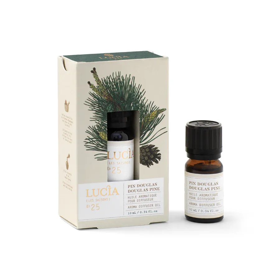 Huile parfumée pour diffuseur 10ml  - Lucia ED 25 - Les Saisons - Pin Douglas