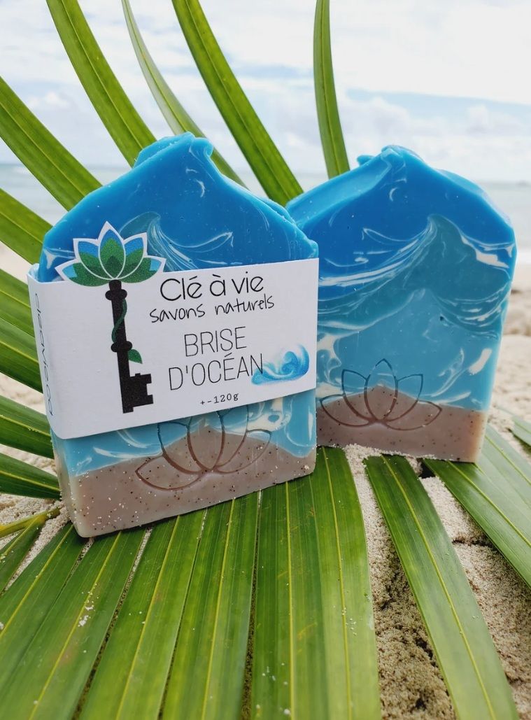 Savon brise d&#39;océan, exfoliant - Clé à vie