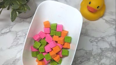 Sac de cubettes de bain / Trio de melons / Bain bon pour toi