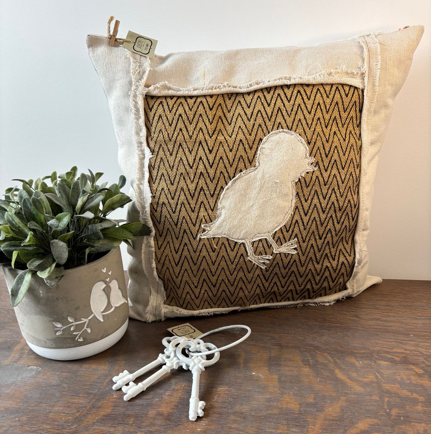 Coussin - Petit poussin / La Récolte - Couleurs &amp; Créations