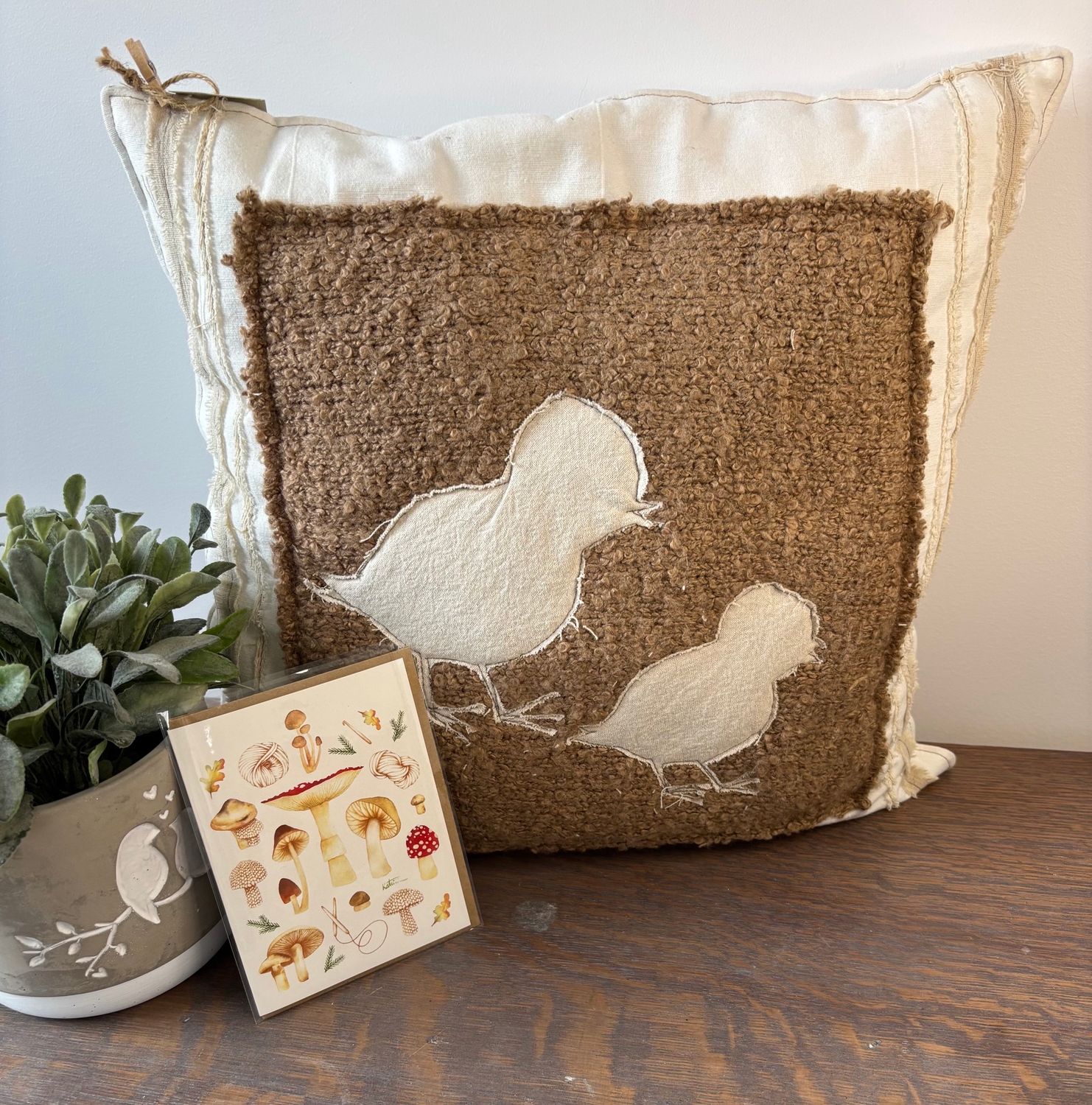 Coussin - Mes petits poussins / La Récolte - Couleurs &amp; Créations