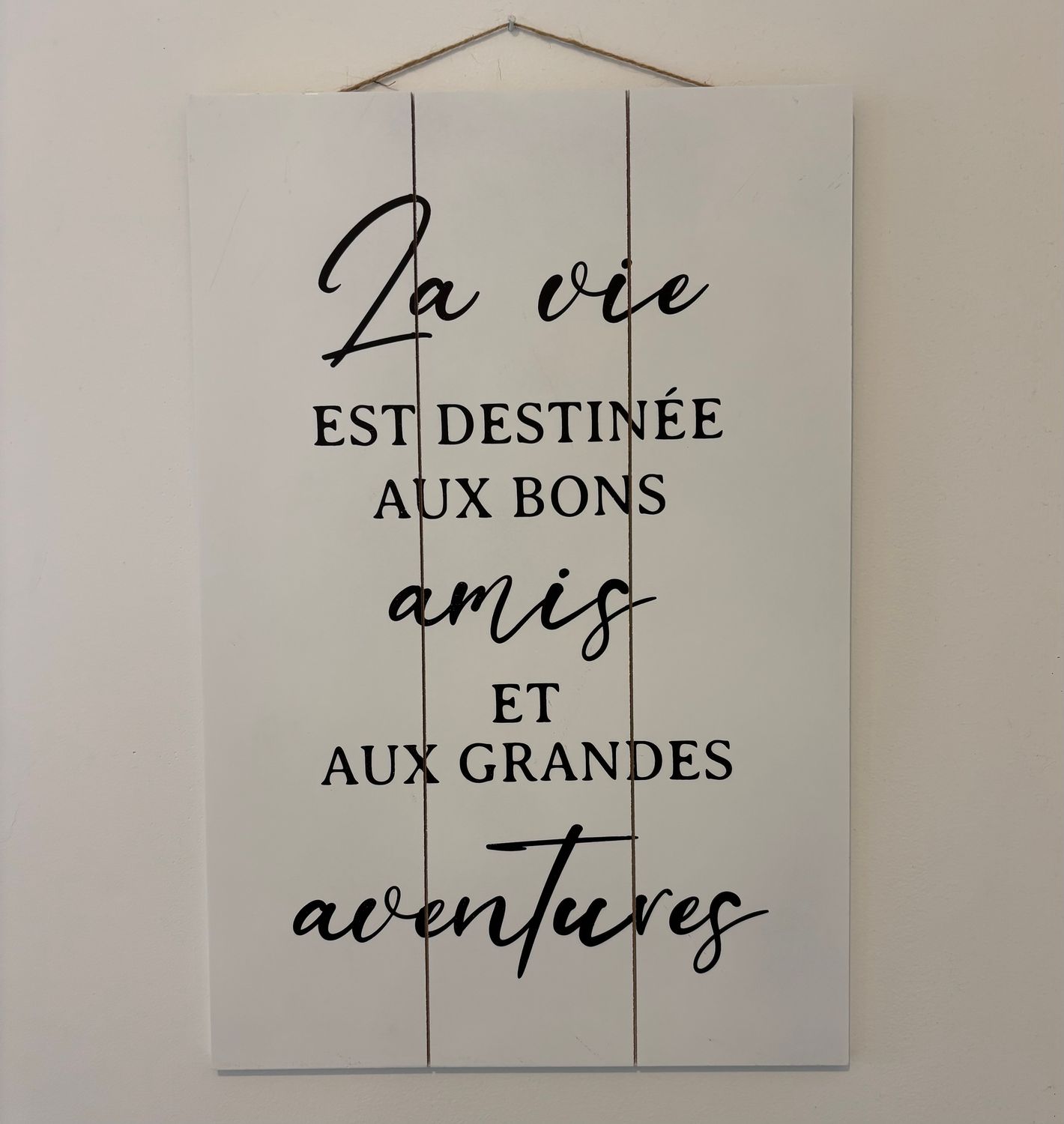 Cadre - La vie est destinée aux bons amis ....