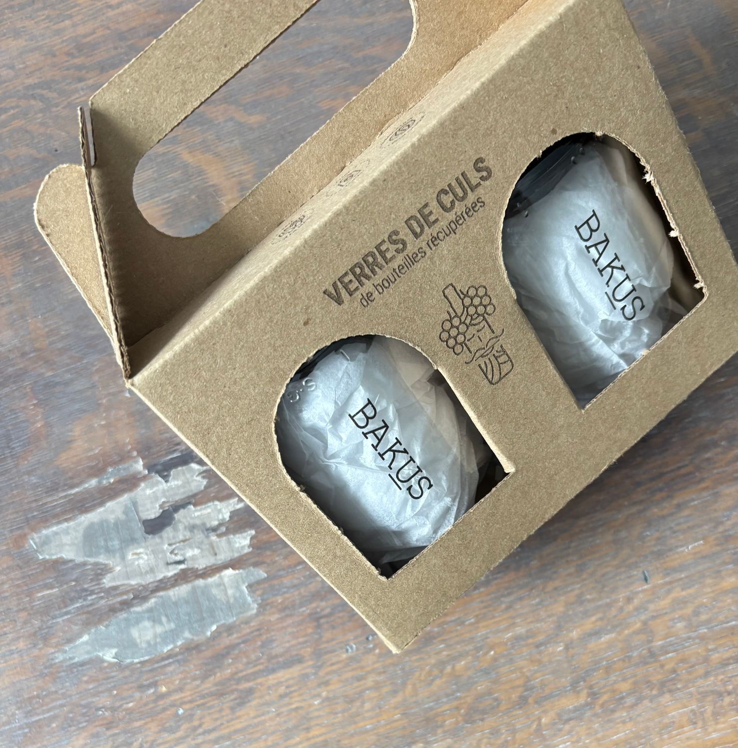 Duos 2 verres / Clair  - Atelier Bakus