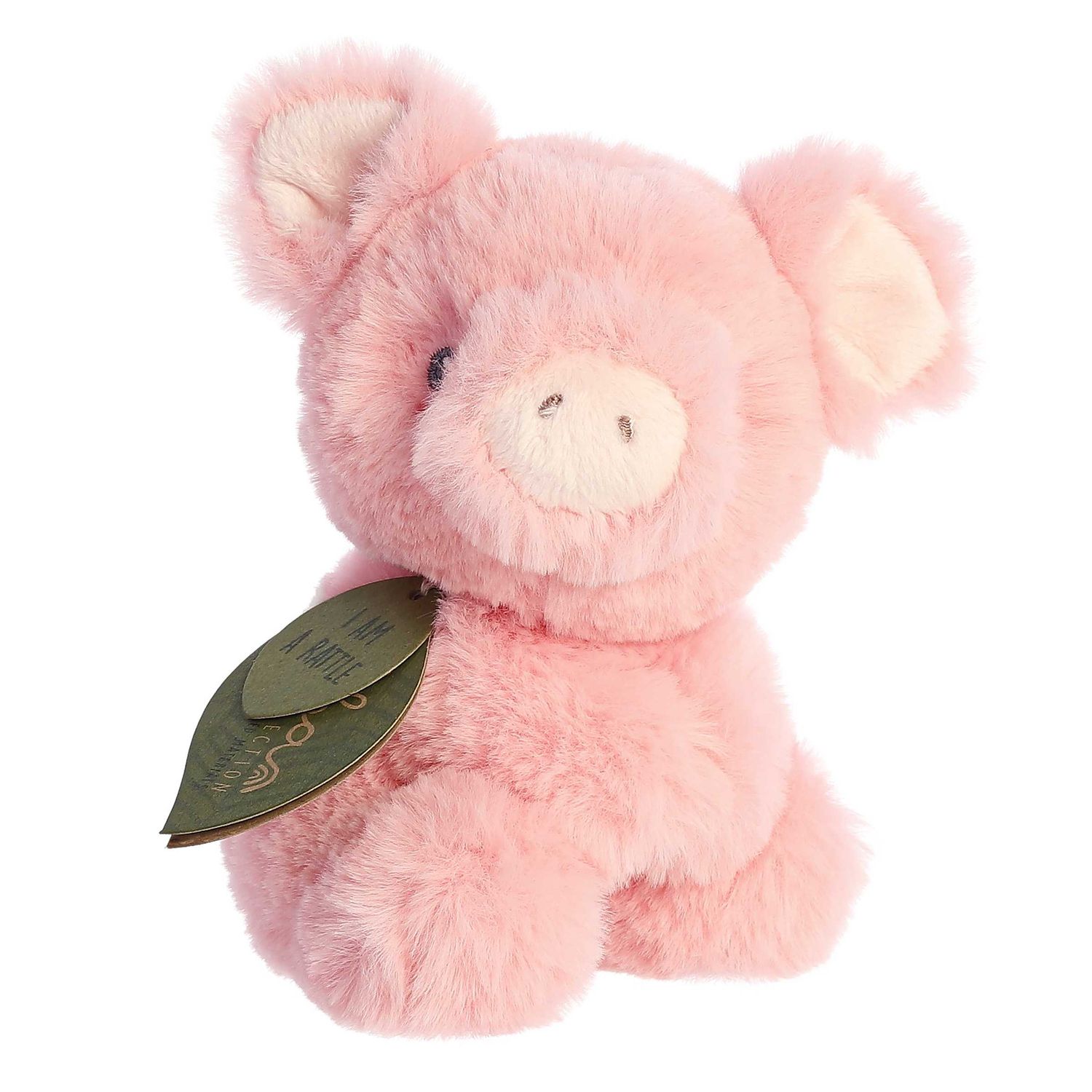Petit cochonnet rose - Hochet - Aurora / Eco-Nation