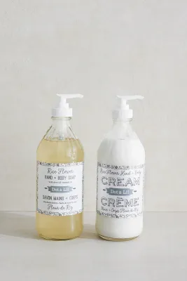 Gel douche &amp; mains - Fleur de riz - Dot &amp; Lil