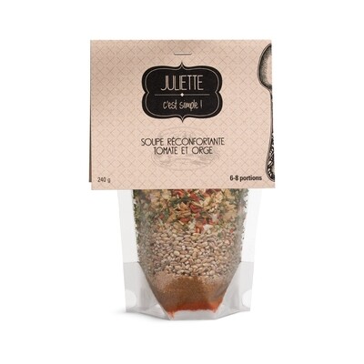 Soupe réconfortante tomate et orge