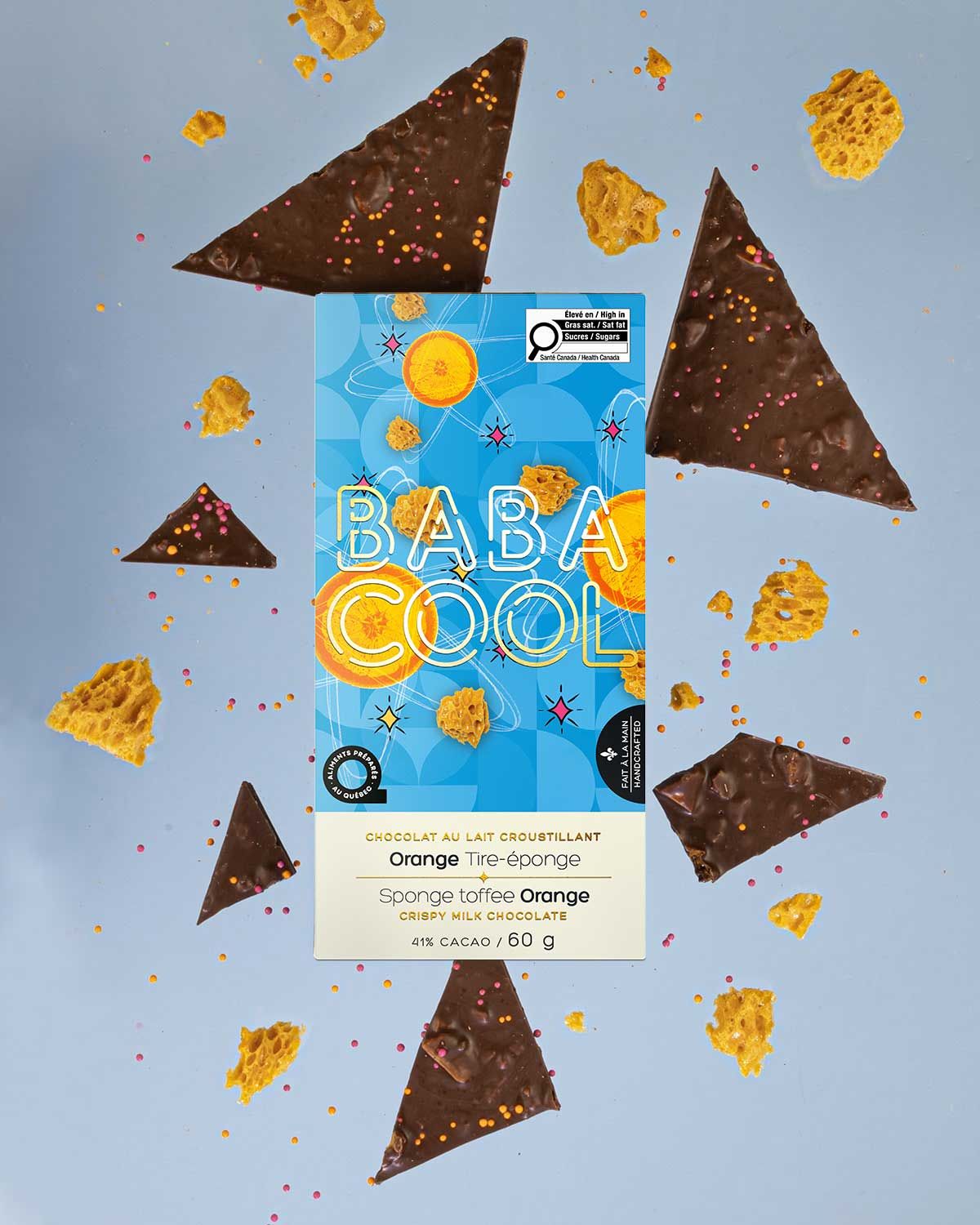 Chocolat BabaCool - Orange Tire-éponge