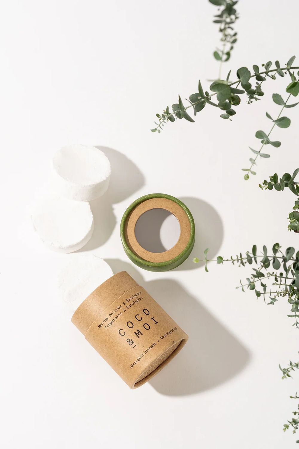 Vapeur de douche Coco &amp; Moi - Menthe poivrée &amp; Eucalyptus